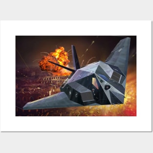 F117 NightHawk Posters and Art